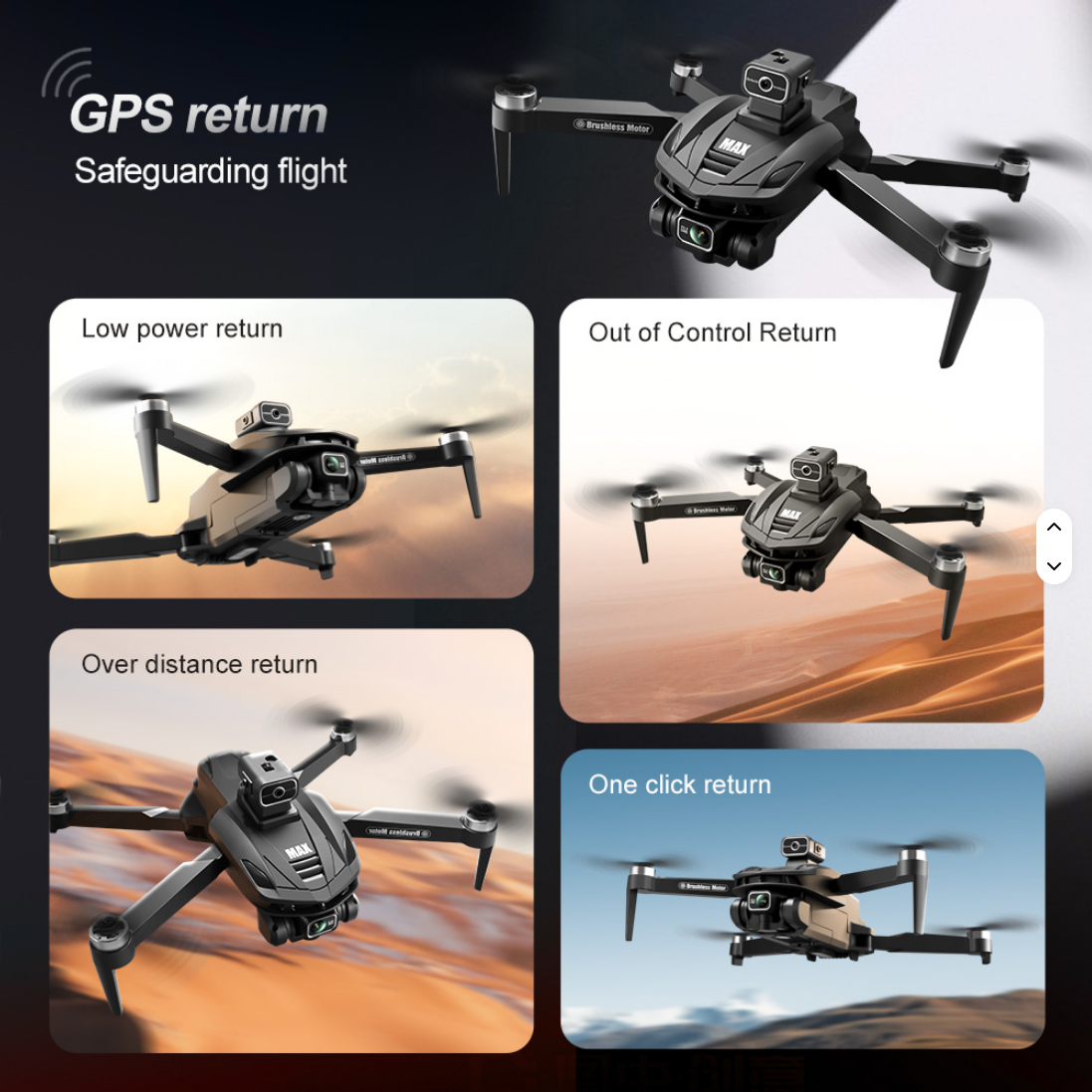 V168 MAX GPS Drones